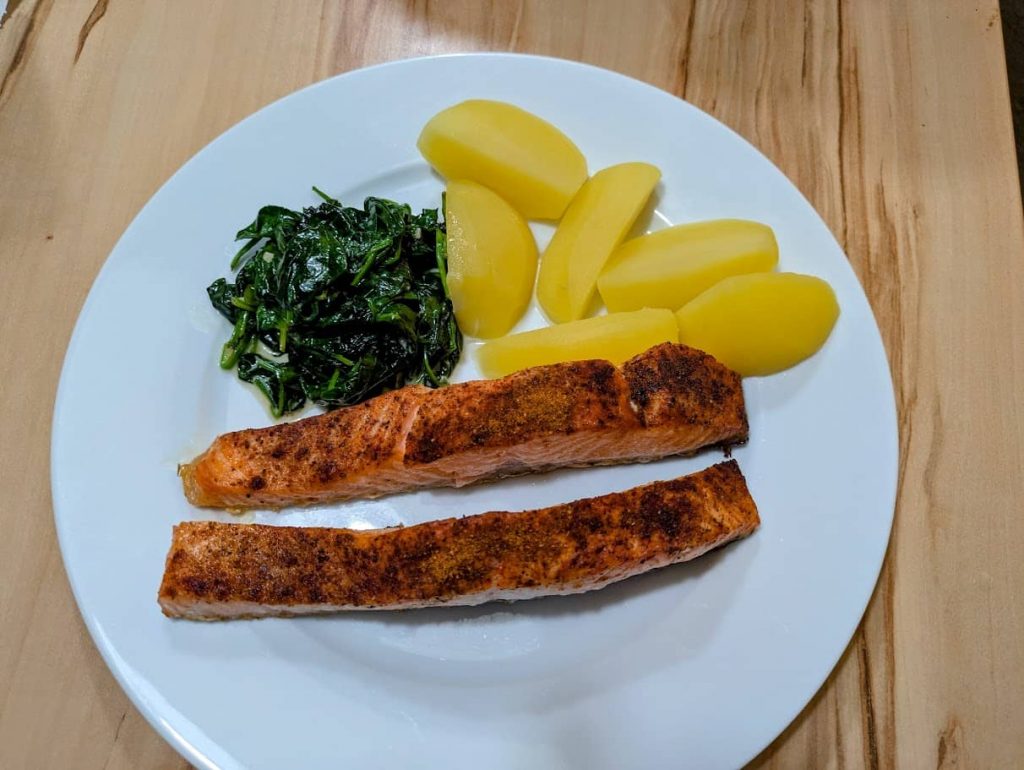 Lachs aus dem Airfrayer