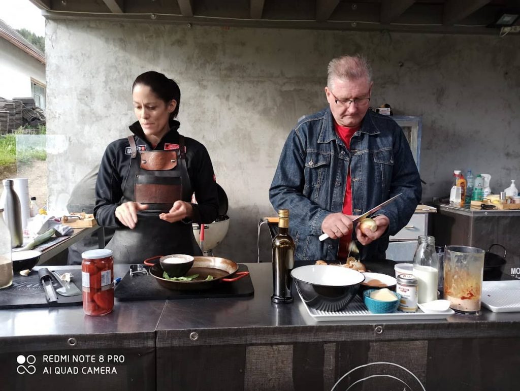 Grillkurs bei Yulia