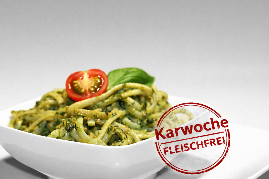 Spaghetti mit Pesto