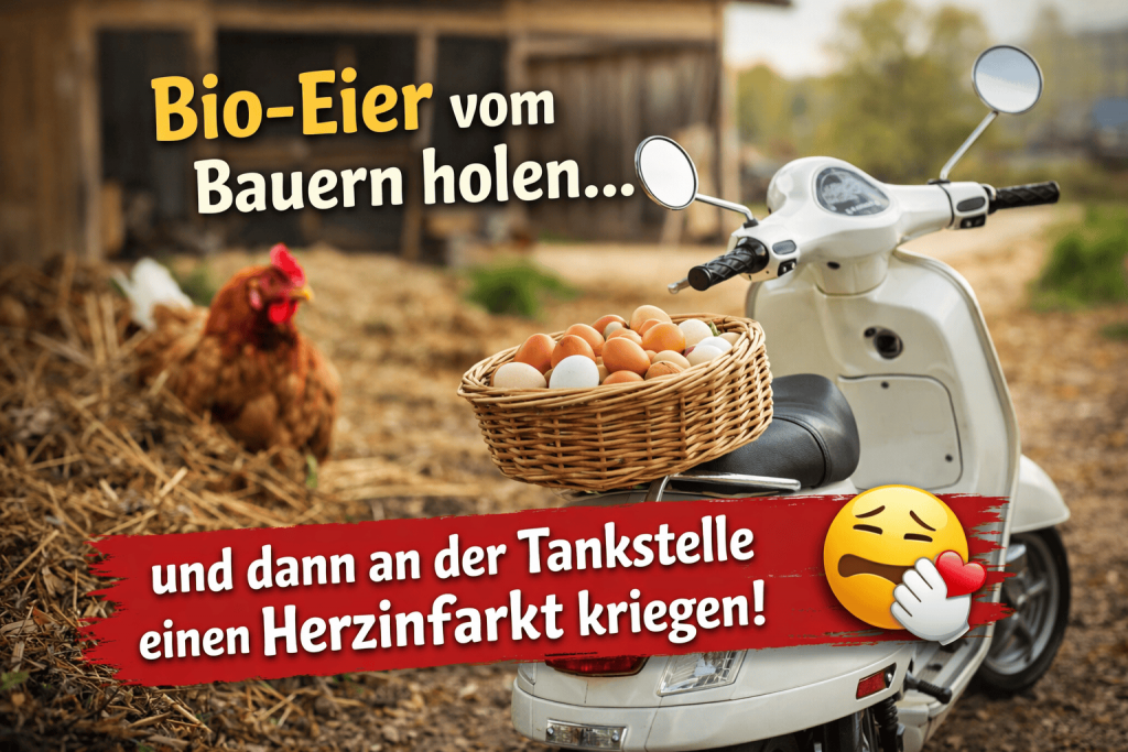 Bio Eier aus Diex holen