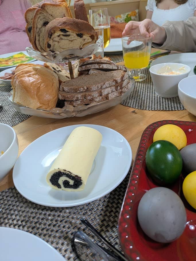 gefüllte Mohnbutter