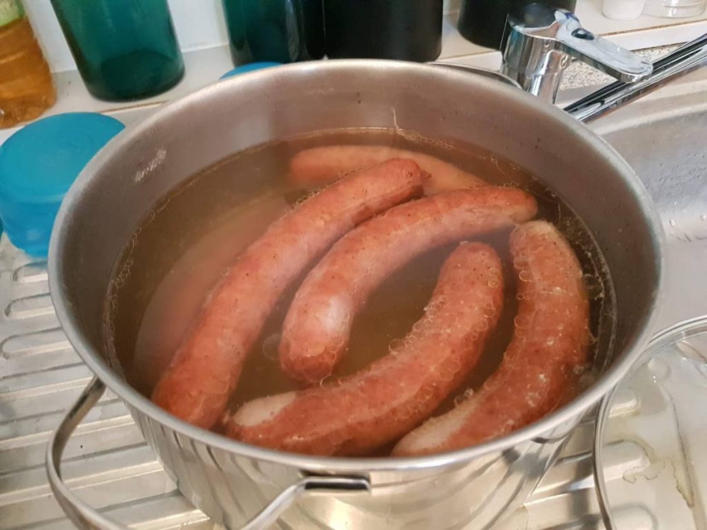Selchwurst kochen