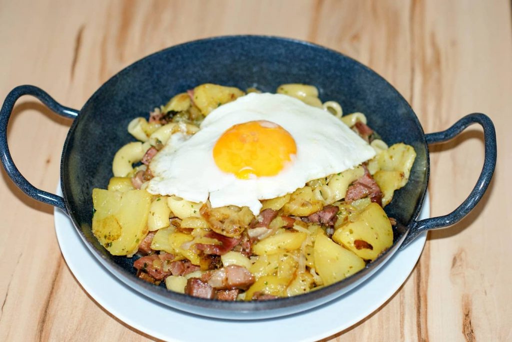 Tiroler Gröstl Rezept mit Spiegelei