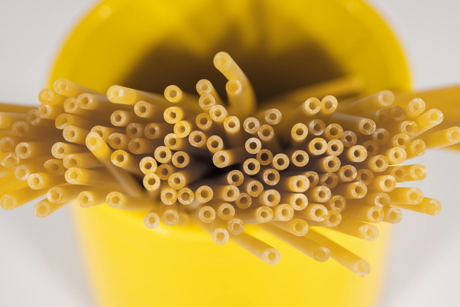 close up shot of raw pasta