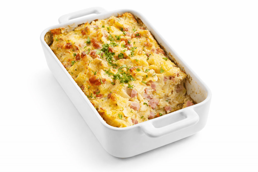 Schinkenfleckerl überbacken