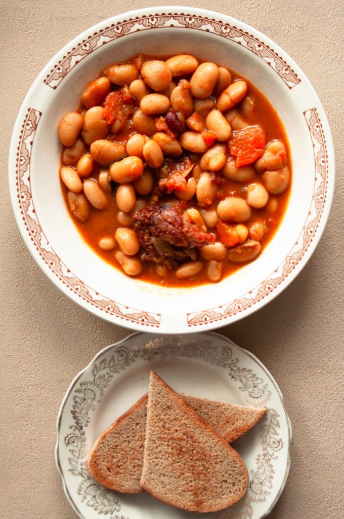 soup and bread