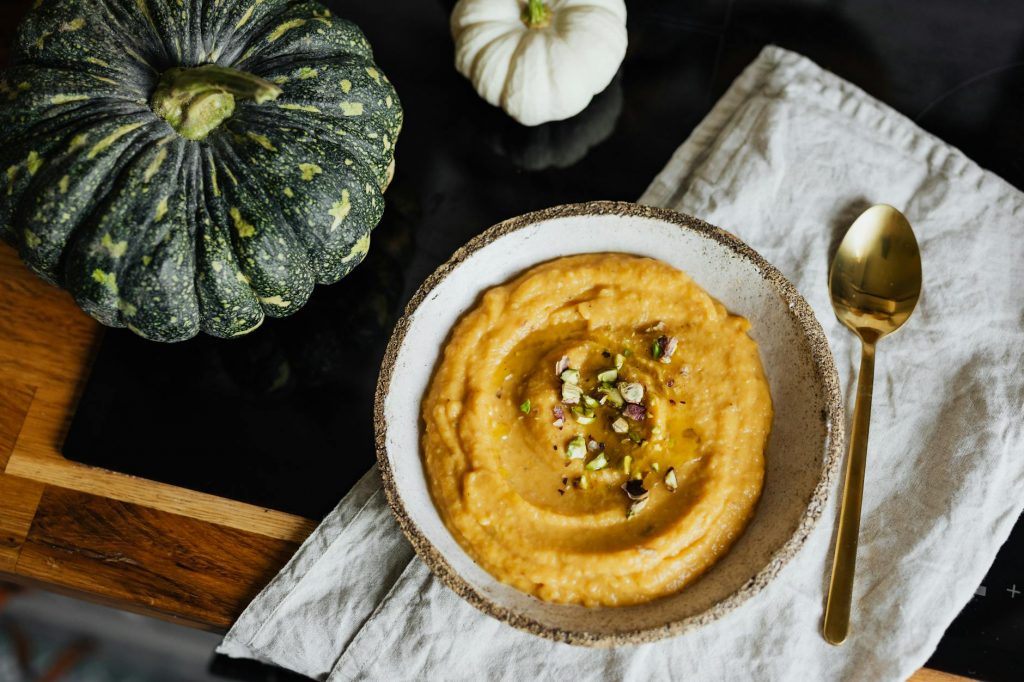 creamy pumpkin soup