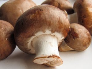 brown mushrooms on a table