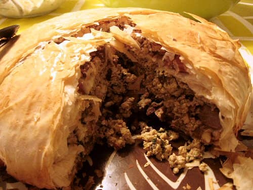 Marokkanische Pastilla mit knuspriger Teighülle