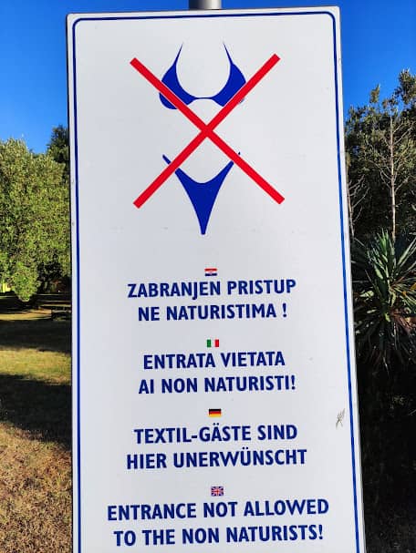 Textilgäste unerwünscht